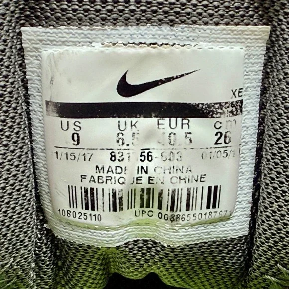 Nike Zoom Pegasus 33 Running Shoes Pink Grey Women's Size 9 - Picture 15 of 15